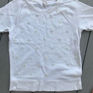 J Crew beaded top